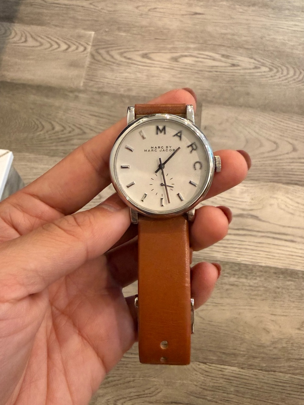 Marc by Marc Jacobs Women’s Brown Leather Strap Watch